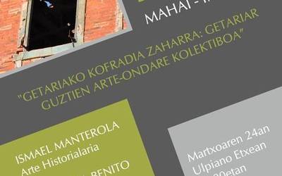 Ismael Manterola Getarian izango da bertako Kofradia Zaharrari buruz hitz egiteko