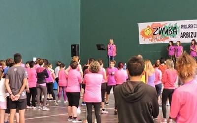 Zumbathon arrakastatsua Arbizun