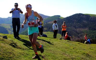 Julen Larruzea eta Maite Maiora gailendu ziren atzo Kilimon Trail lasterketan