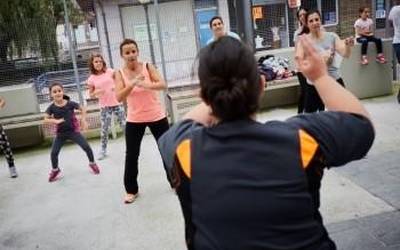 Euskarazko zumba-klaseak, Leioako bulebarrean