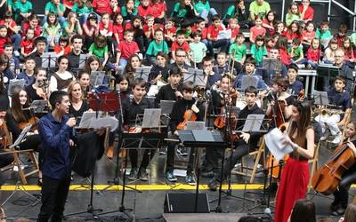 Bergarako Musika Eskolaren Udaberriko jaia, borobila