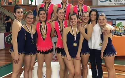 Uztai taldeak Euskadiko Txapelketa irabazi du gimnasia erritmikoan