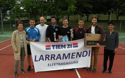 25. Azkoitiko Tenis Openean berriro ere Inko Mujika txapeldun