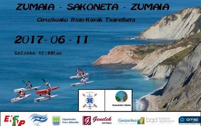 Zumaia-Sakoneta-Zumaia itsas kayak proba jokatuko da igandean