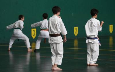 Saioa karate taldekoek Uarkape bete dute