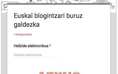 Euskal blogintzaren harira