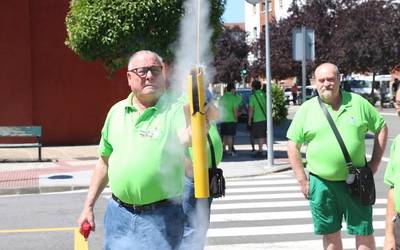 Musakolako astokiloak lagunartean ospatu du urtebetetzea