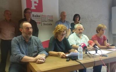 Euskal gatazkaren inguruko "adiskidetze soziala" behar dela aldarrikatu du Foro Sozialak