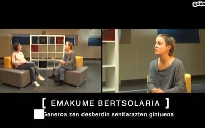 'EKT': Ainhoa Agirreazaldegi euskaraz eta feminismoaz