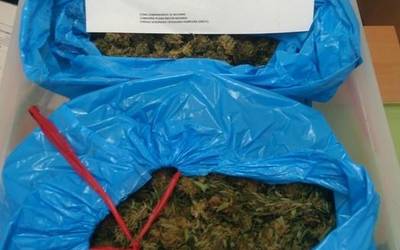 2,5 kilo marihuana eramateagatik atxilotuta