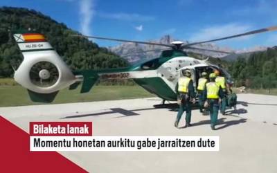 Mendizale aretxabaletarra aurkitu gabe jarraitzen dute