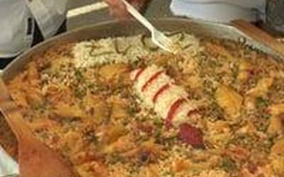 Paella lehiaketa egin zuten Zegamako jaien hirugarren egunean