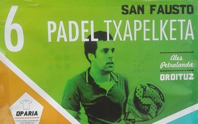 San Fausto padel txapelketan izena-emateko azken egunak