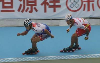 Ioseba Fernandez brontzezkoa 500 m esprintean