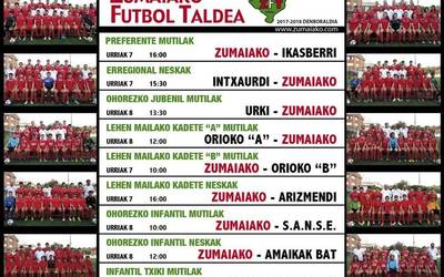 Astebukaerako Zumaiko Futbol Taldearen partiduak