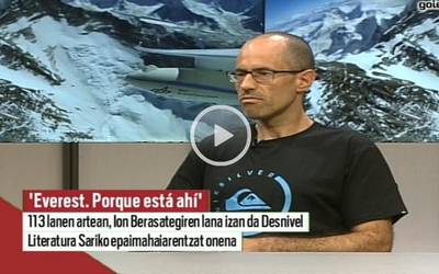 Ion Berasategi: "Everesterako bi espedizio uztartu ditut eleberrian"