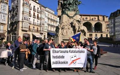 Kataluniako hedabide publikoen aldeko protesta, ostegunean