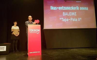 'Tapa pala II' saioak irabazi du 2017ko Tokikom sarien ikus-entzunezko onena