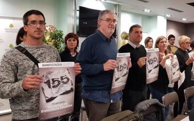 Euskal eragileak 155. artikuluaren ezarpenaren kontra manifestatuko dira