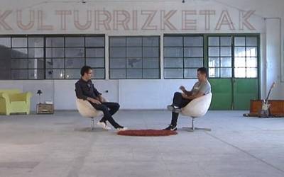 'Kulturrizketak': Edu Muruamendiaraz eta Xabier Zeberio aurrez aurre