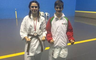 Saioa Karate Taldekoak fin ibili dira Iruñean