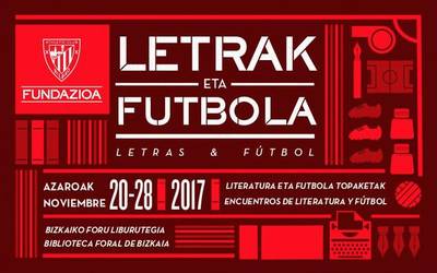 'Letrak eta Futbola' literatura topaketak Foru Liburutegian