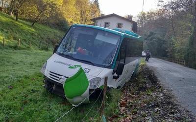 Istripua izan dute autobus batek eta auto batek Andatza auzoan