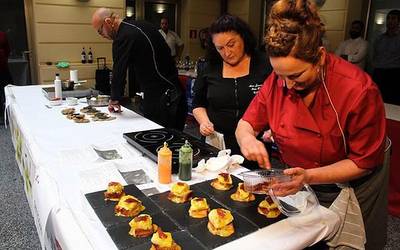 San Roke kafetegia “Bacalaos Alkorta” pintxo txapelketako finalean lehiatu da