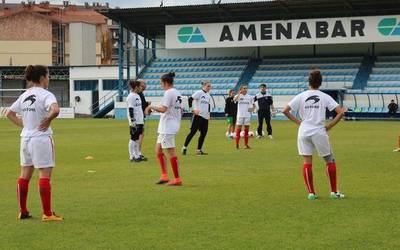 Futboleko Euskal Selekzioak Garmendipen entrenatu du