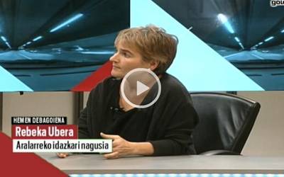 Rebeka Ubera: "Alderdia desegiteak ez du esan nahi 'Aralar sentsibilitatea'-k jarraituko ez duenik"