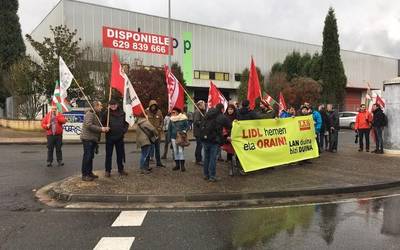 Lidl-eko prekarietate laborala salatu du Aiarako LABek