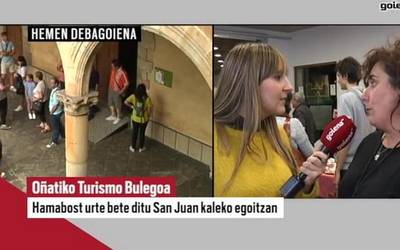 Turismoak bi milioi euro inguru utzi ditu Oñatin 2016an