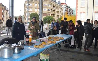 Pintxopote solidarioan jaki desberdinak dastatu ziren