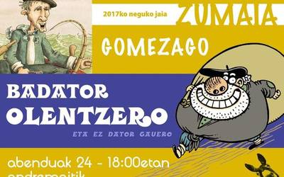 Olentzero eta Gomezago iritsiko dira Zumaiara igandean