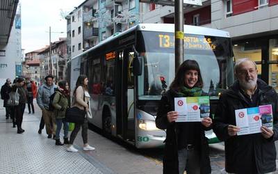 Autobus murrizketak salatzeko eskuorriak