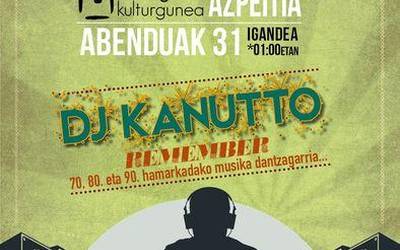 DJ Kanuttoren emanaldia izango da bihar goizaldean Sanagustin kulturgunean