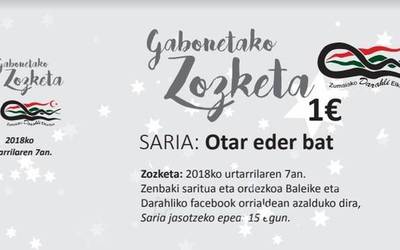 Darahlik zozkatutako otarraren zenbaki sariduna