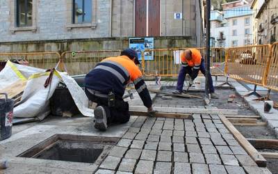 Ariznoa plazako zoladura aldatzeko lanak martxan