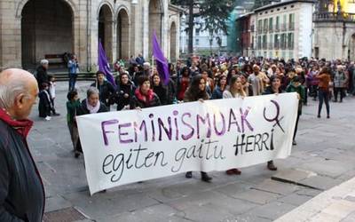 Martxoaren 8an greba feminista egin gura dute Durangon