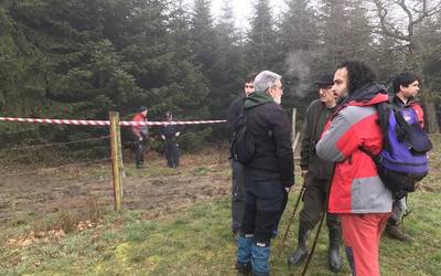 Jon Barcenaren gorpua topatu dute bere senide eta lagunek Urrunagan