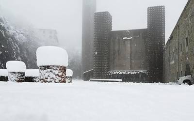 20 zentimetroko lodiera dauka elurrak Arantzazun