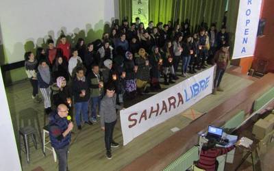 Indarkeria ezaren eta bakearen aldeko eguna ospatu du Maria eta Jose ikastetxeak