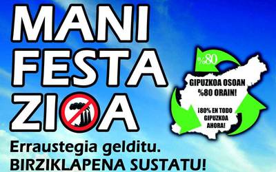 Erraustegiaren aurka manifestazioa, otsailaren 24an