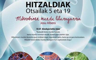 Mikrobioei buruzko bigarren hitzaldia, gaur, Alondegian