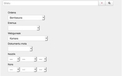 Bilatzaile berria dauka Karkara.eus-ek