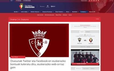 Osasuna, euskaraz ere bai