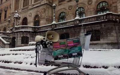 Lanuztearen jarraipen masiboa Bilboko Udalean