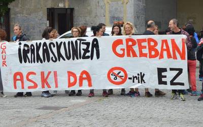 Protesta Hernani eta Astigarragatik, Donostiara