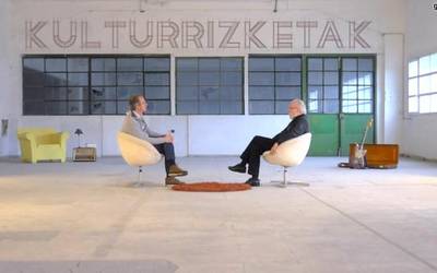 'Kulturrizketak': Kike Amonarriz eta Xabier Amuriza aurrez aurre