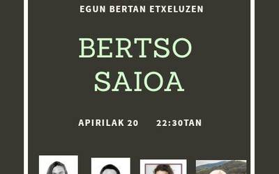 Ostiral honetan bertso saioa Etxeluzen